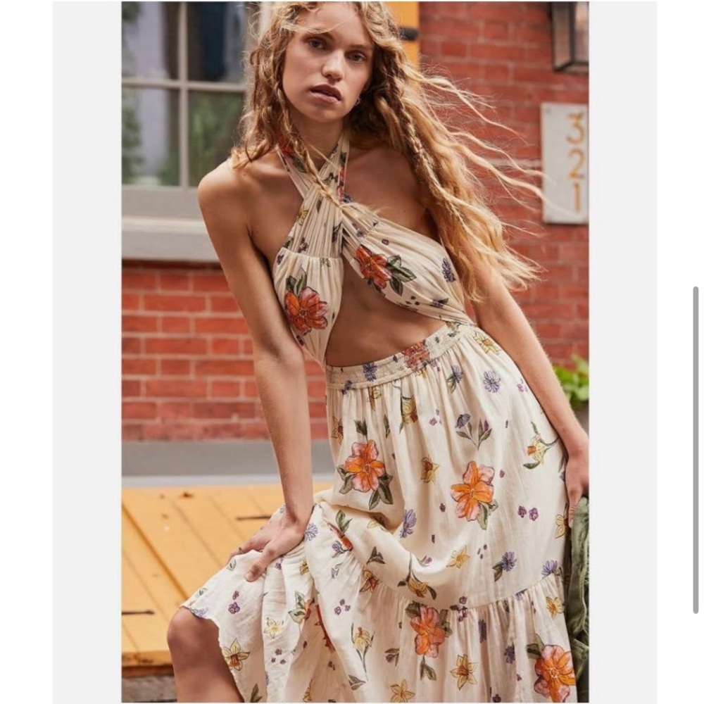 Free People Luna Convertible Maxi Skirt or Mini Dress
